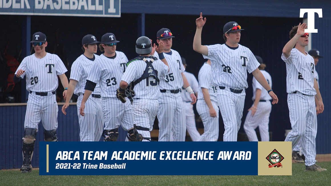 Trine Baseball Tabbed with ABCA Team Academic Excellence Award