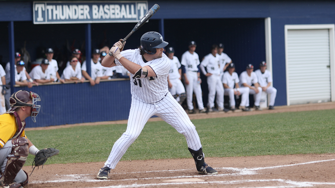 Calvin Takes Series with Trine in Make-Up Game Monday