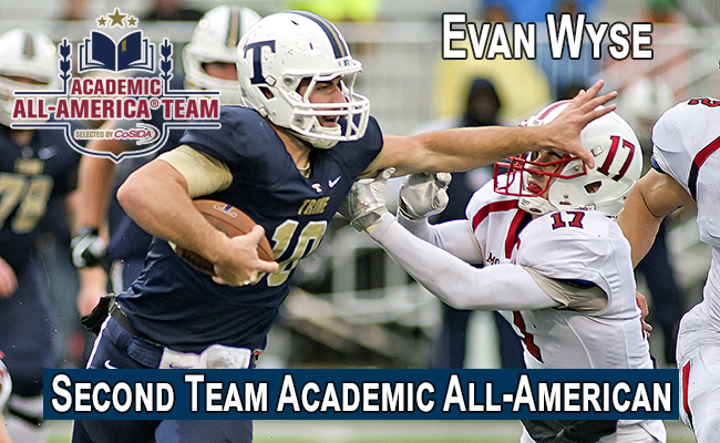 Evan Wyse Tabbed CoSIDA Academic All-American