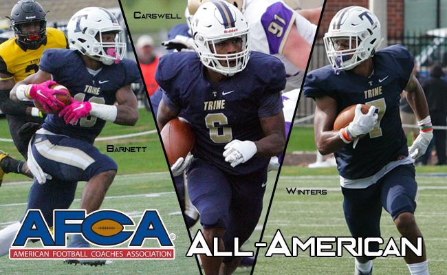 Carswell, Marcus Winters & Barnett Named All-American By AFCA