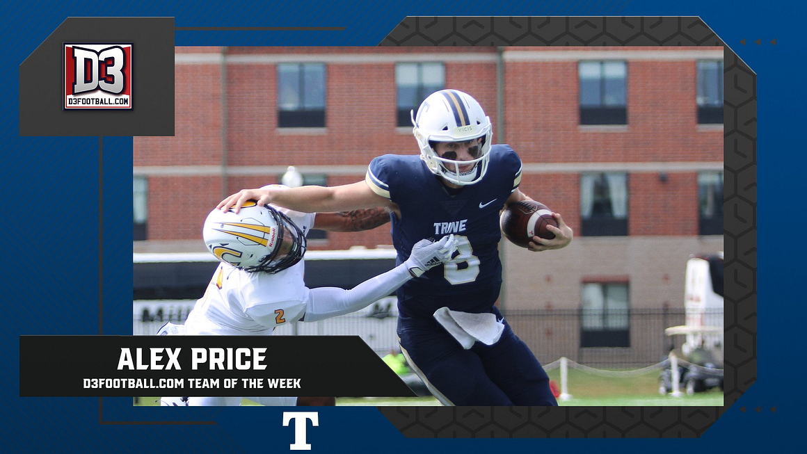Price Named to D3football.com Team of the Week
