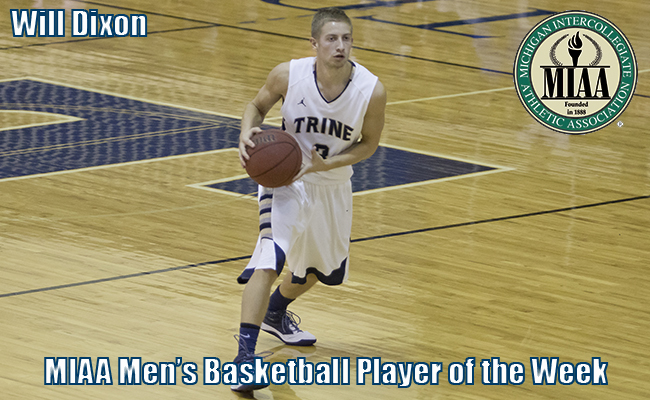 Dixon named MIAA Men's Basketball Player of the Week