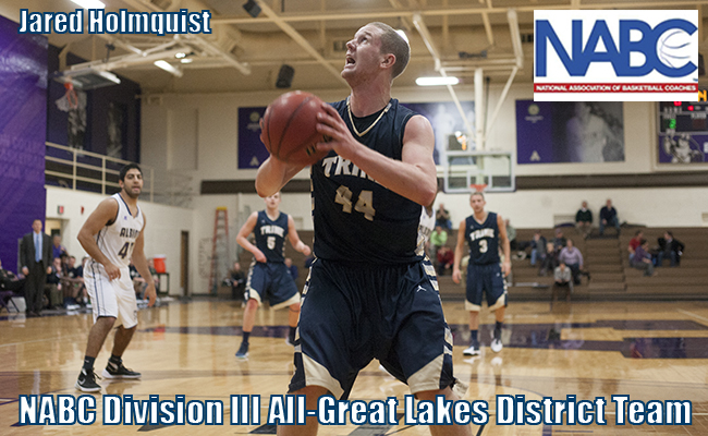 Holmquist named to NABC All-Great Lakes District Team