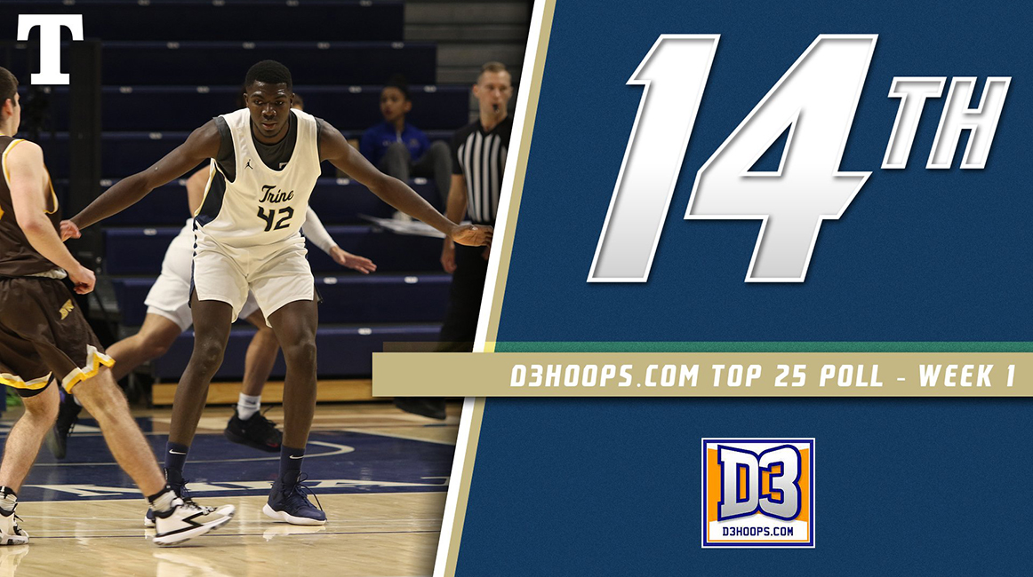 Thunder Ranked 14th in D3hoops.com Poll