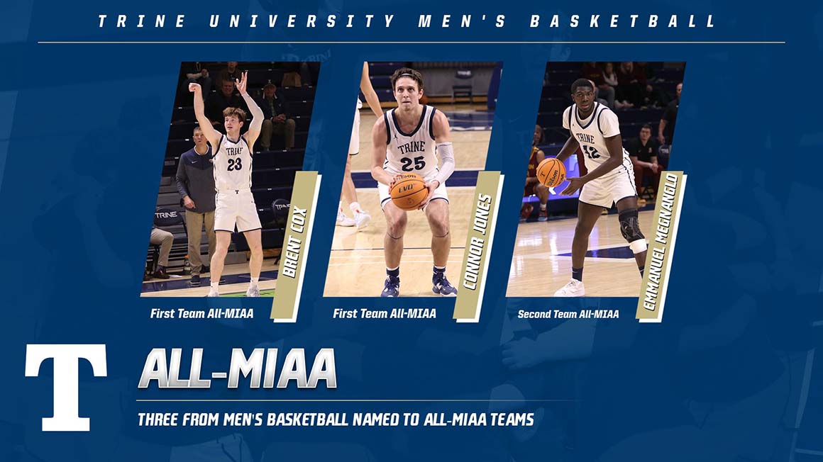 Three From Men's Basketball Named to All-MIAA Teams