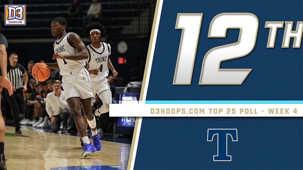 Thunder Rise to 12th in D3hoops.com Top 25