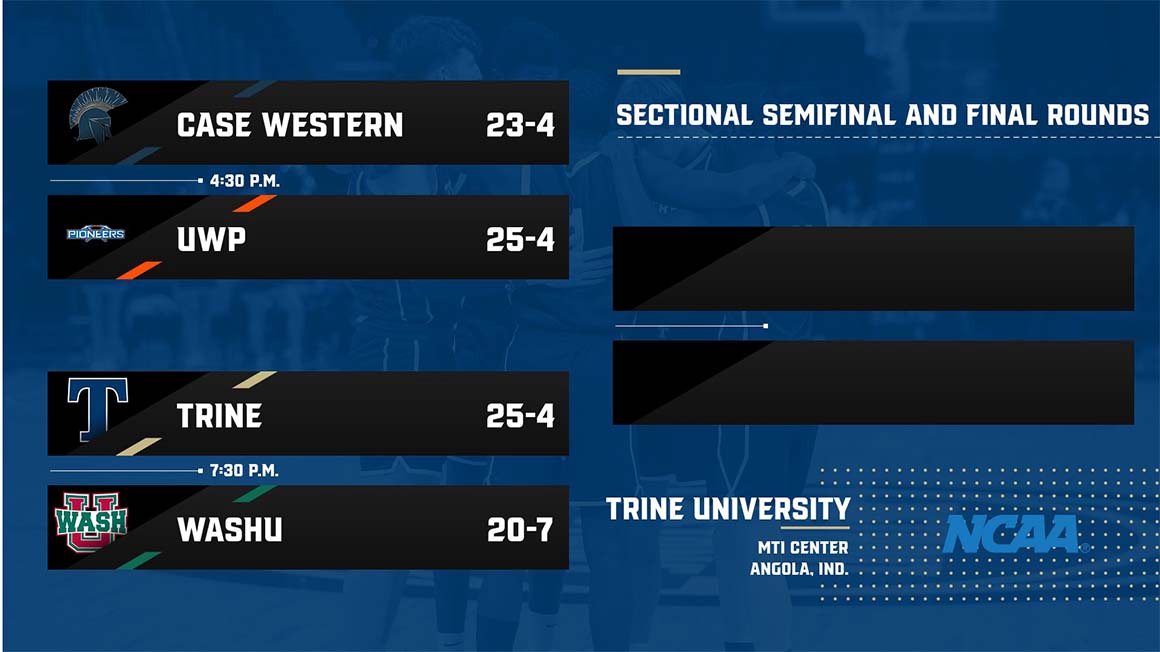 Trine to Host Sectional Semifinals and Final Rounds in NCAA Tournament