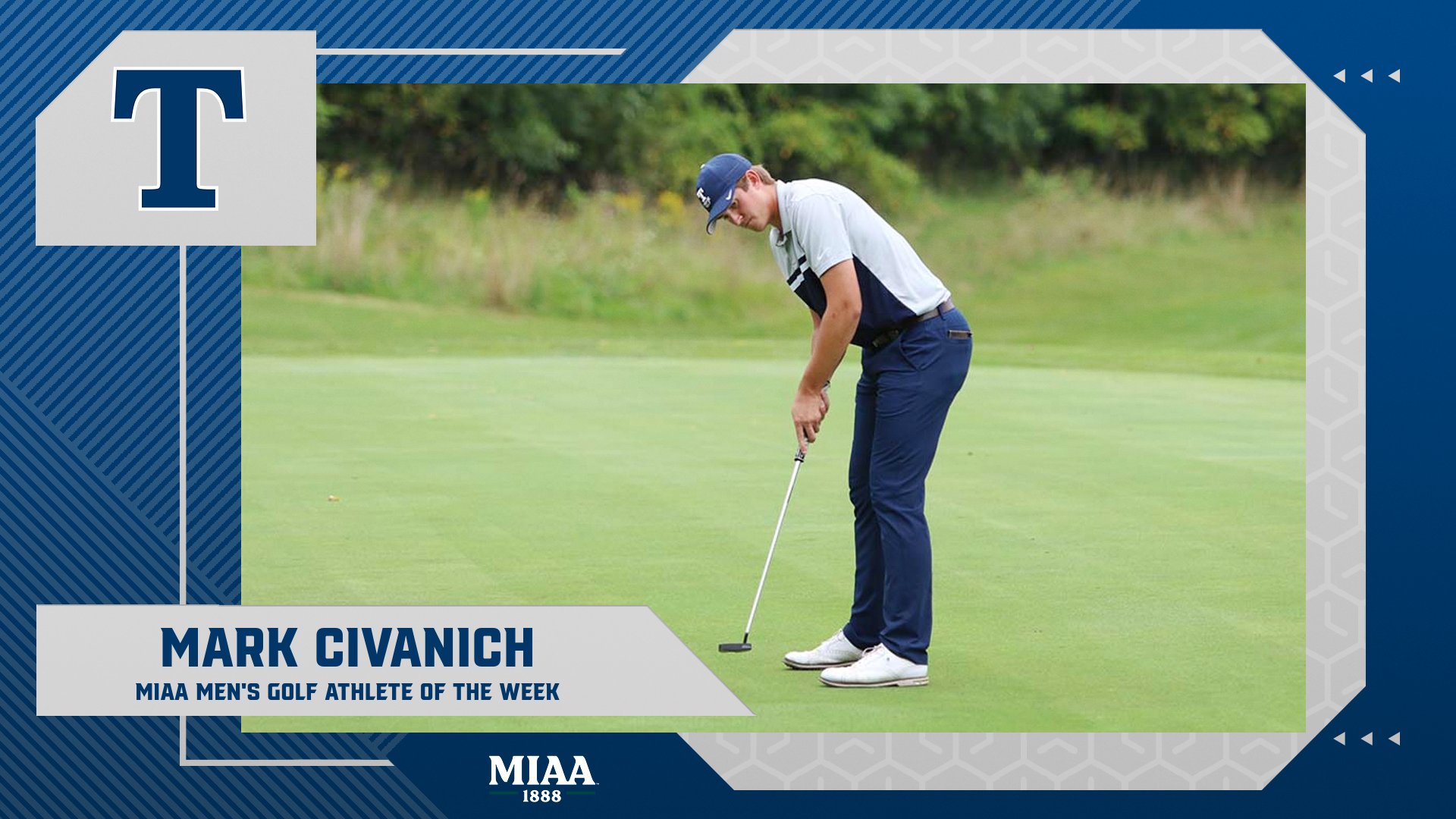 Civanich Wins Sixth Career MIAA Athlete of the Week Award