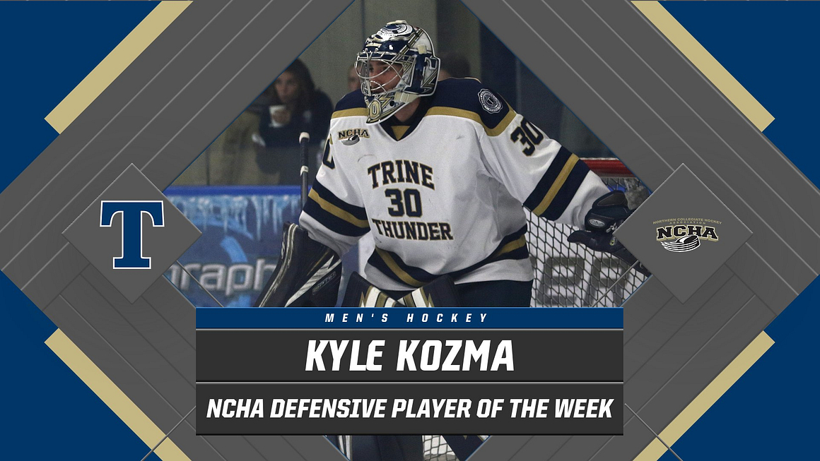Kozma Named NCHA Player of the Week