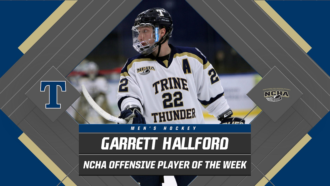 Hallford Named NCHA Player of the Week While Recording 100th Game
