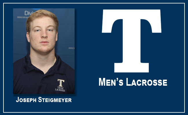 Steigmeyer Named MIAA Men's Lacrosse Defenseman of the Week
