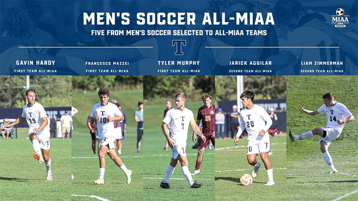 Five from Men's Soccer Selected to All-MIAA Teams
