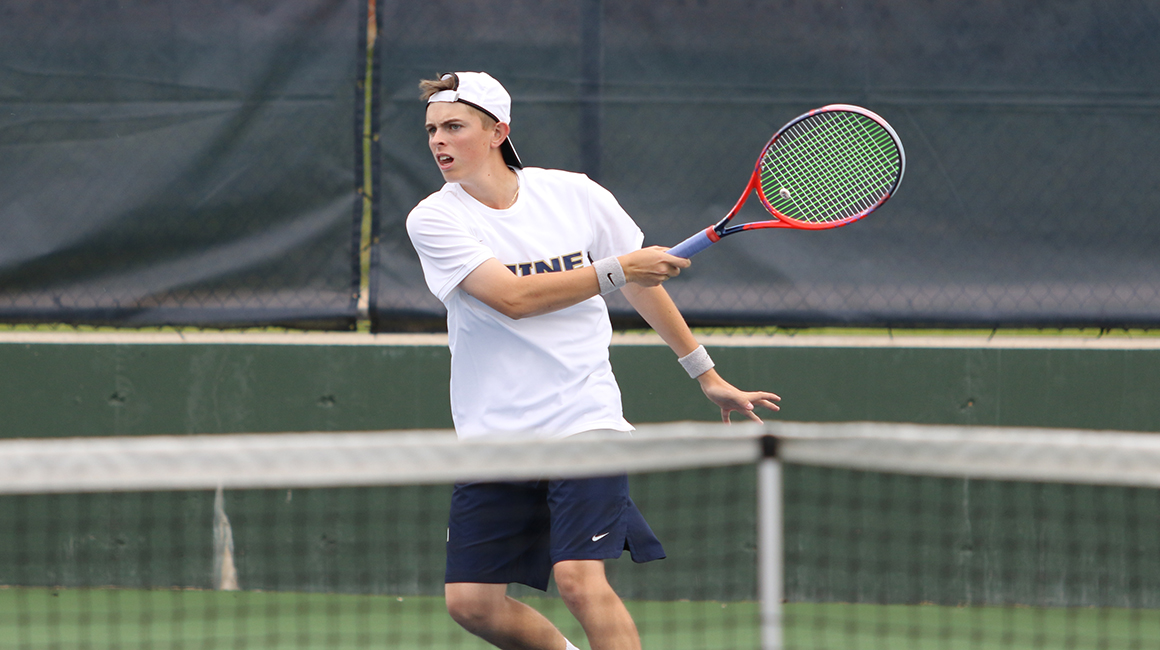 Men's Tennis Brings Home Win from Anderson