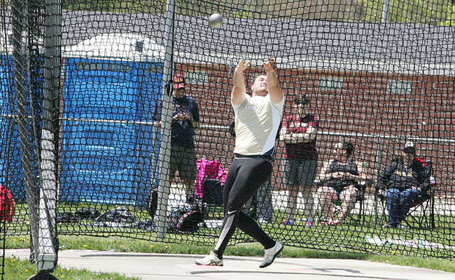 Martin Places Fifth in Hammer Throw at GINA Relays