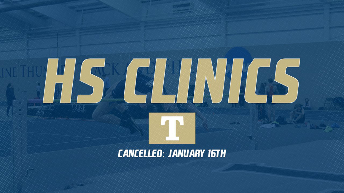 Track & Field Clinic on January 16 Cancelled