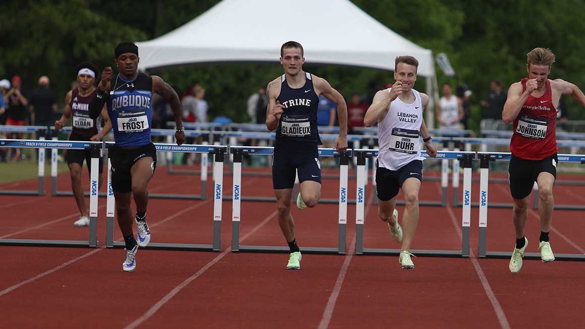 Jake Gladieux Qualifies for the 110-Meter Hurdle Finals