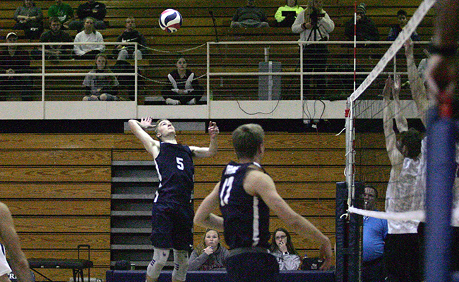 Men's Volleyball Loses a Pair of Matches