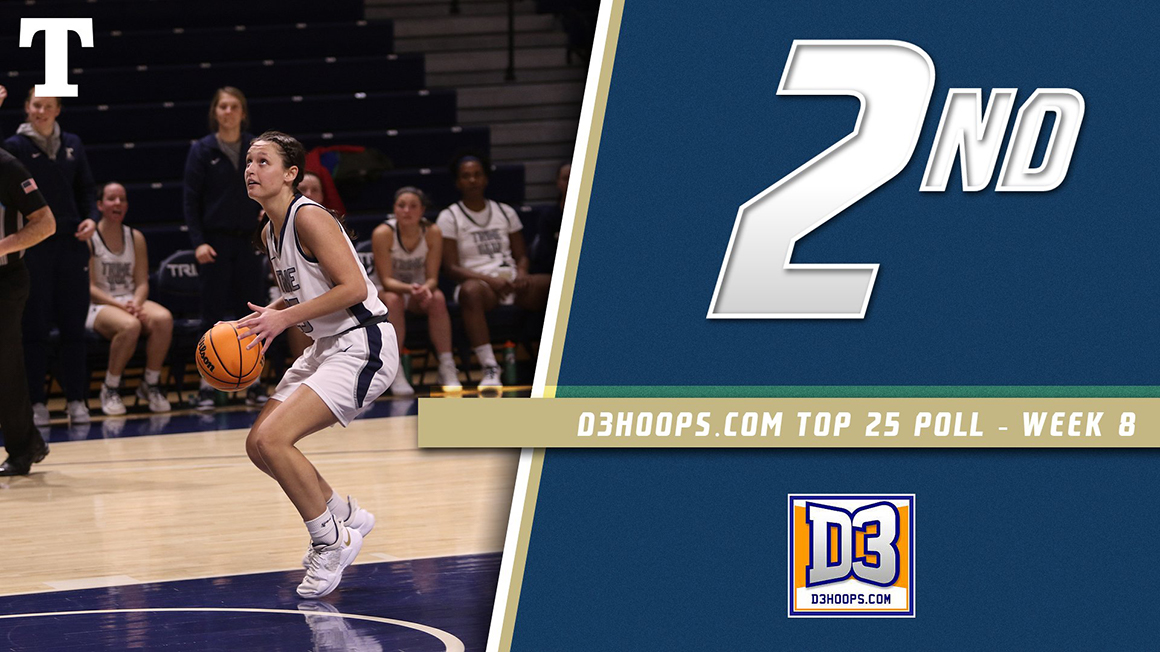 Trine Ascends to Second in Week 8 of D3hoops.com Top 25