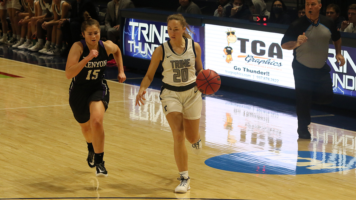 Trine Turns on the Jets in Season-Opening Win 93-33