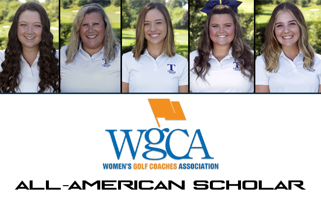 Members of Women's Golf Team Awarded Academic Honor From WGCA