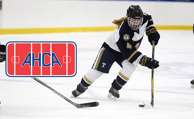 Three Women's Hockey Players Named AHCA All-American Scholars