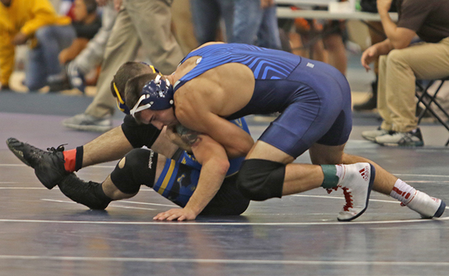 Jensen Wins Two at Wrestling Wraps Up Budd Whitehill Duals
