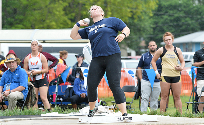 Eck Places Ninth in Shot Put at National Championships