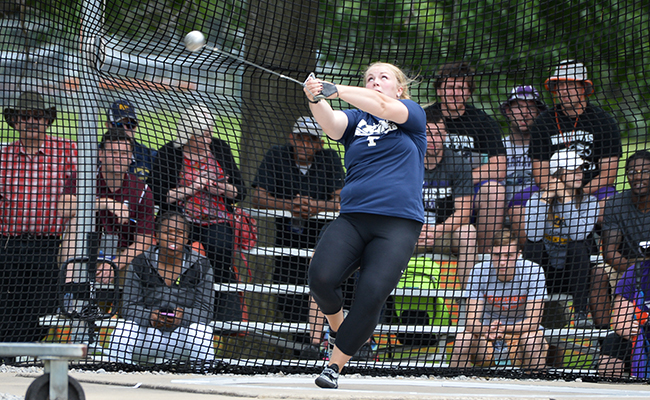 Throwers Compete in Last Chance Meet