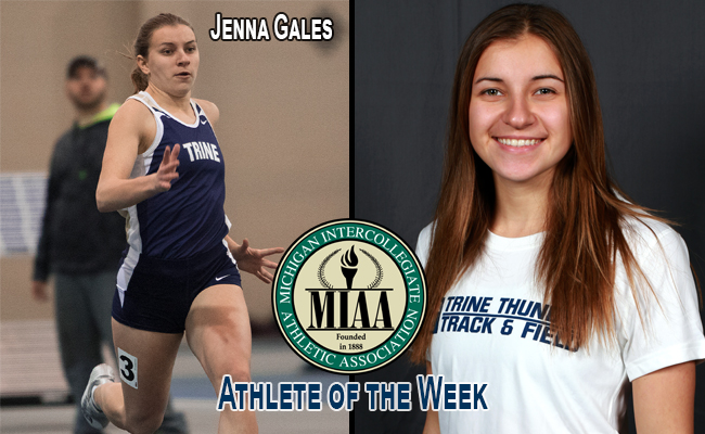 Gales Named MIAA Women's Track "Athlete of the Week"