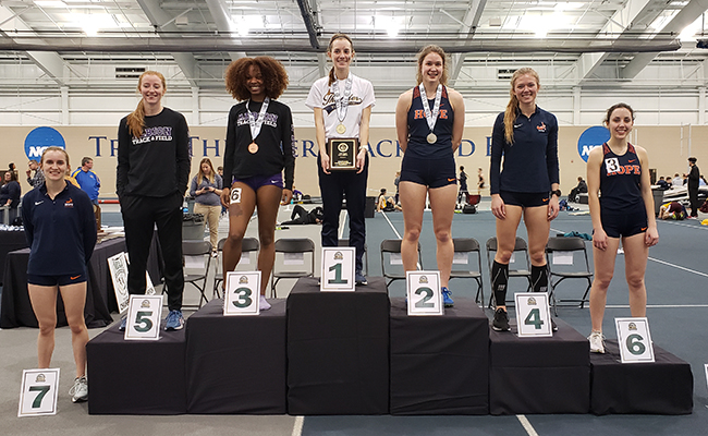 Women's Track Finishes Third at MIAA Indoor Championship