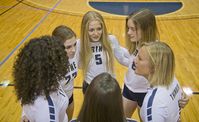 Trine Volleyball Predicted to Finish Seventh