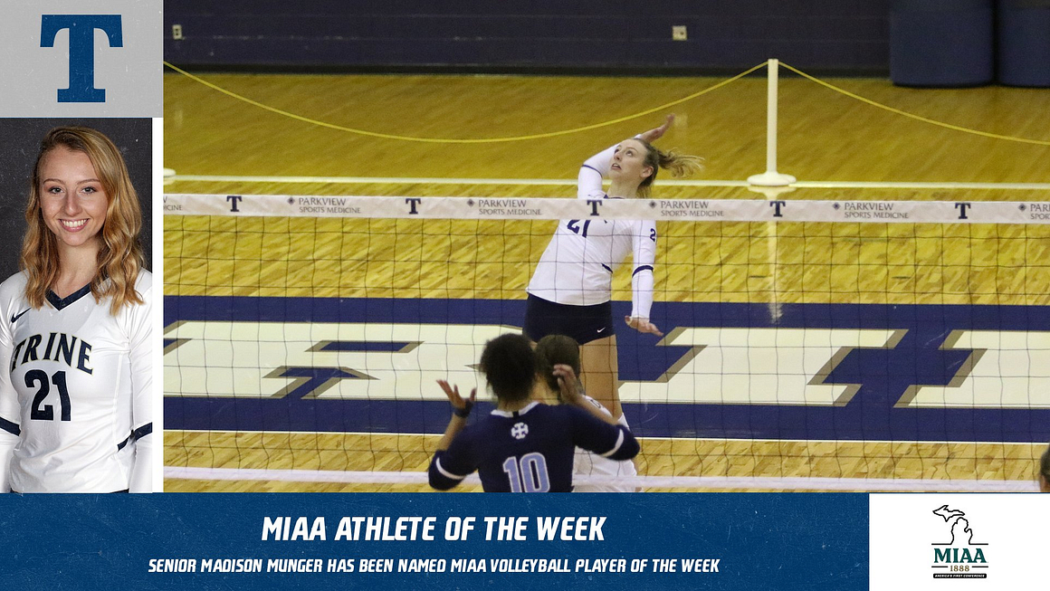Munger Named MIAA Athlete of the Week