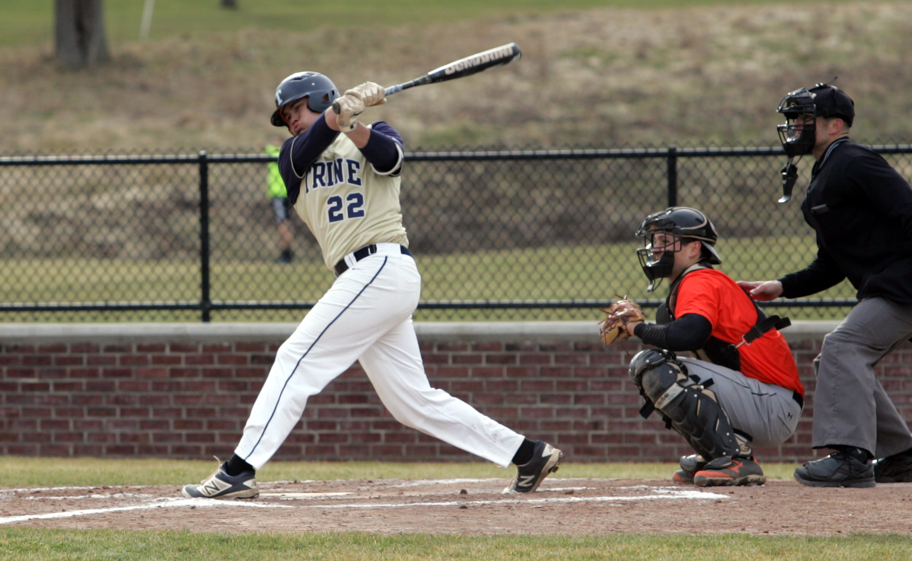 Trine Opens Season With Split Against Central