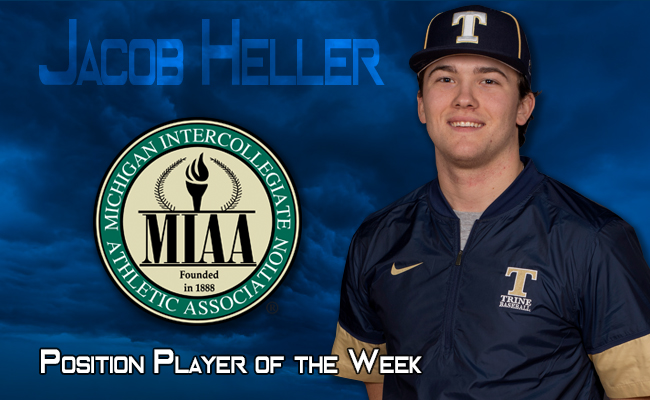 Heller Named MIAA "Position Player of the Week"