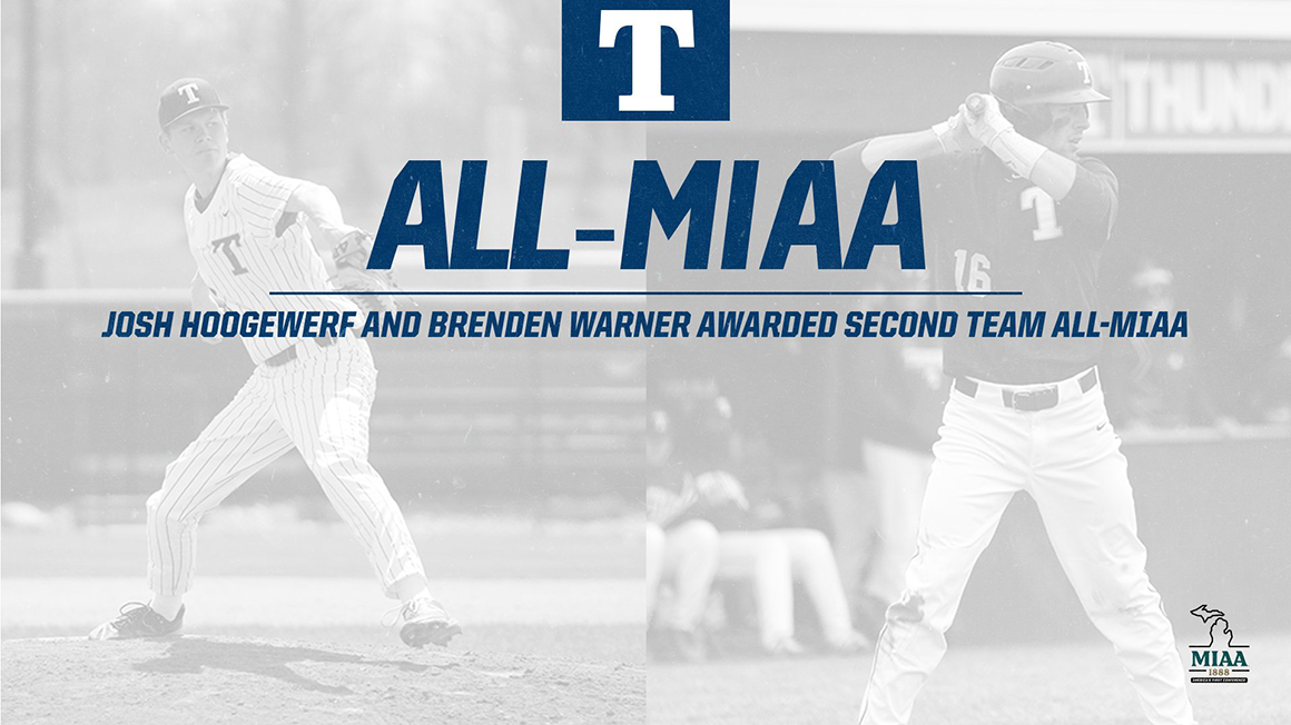 Josh Hoogewerf and Brenden Warner Awarded Second Team All-MIAA