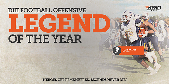 Wilson voted HERO Sports Offensive LEGEND of the Year