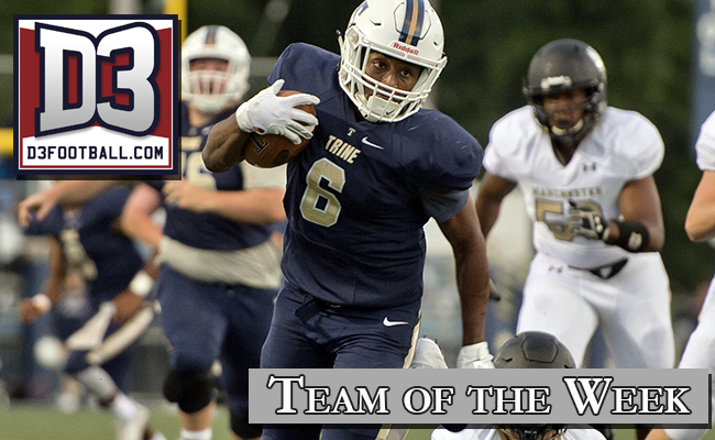 Carswell Selected to D3football.com National Team of the Week