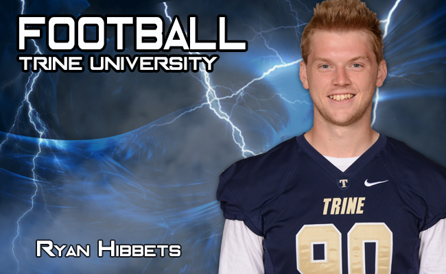 Hibbets Named MIAA Football Special Teams "Player of the Week"