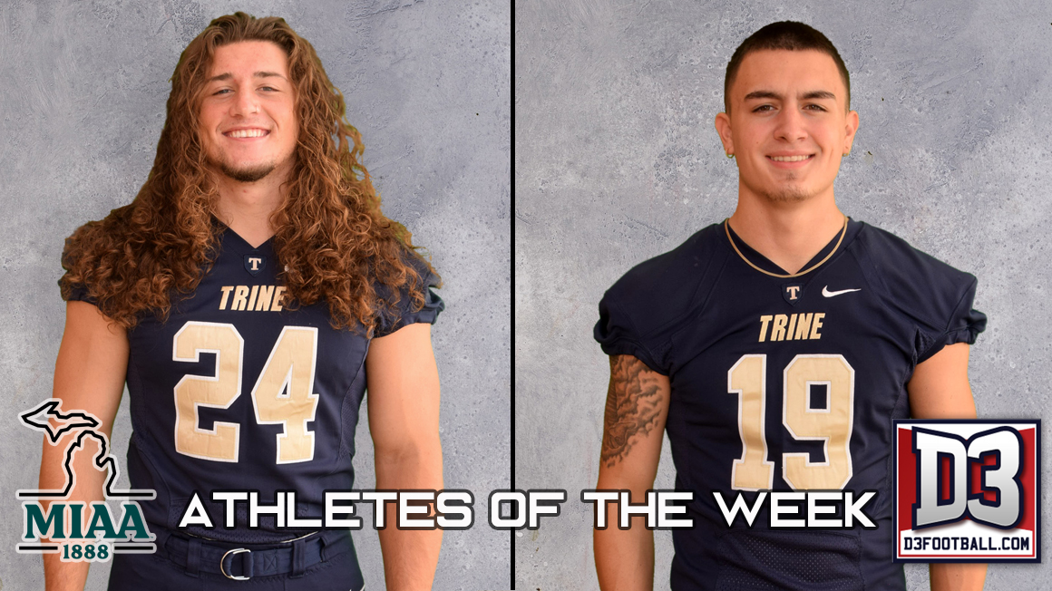 Kirby and Sanchez Named to MIAA and D3football.com Teams of the Week