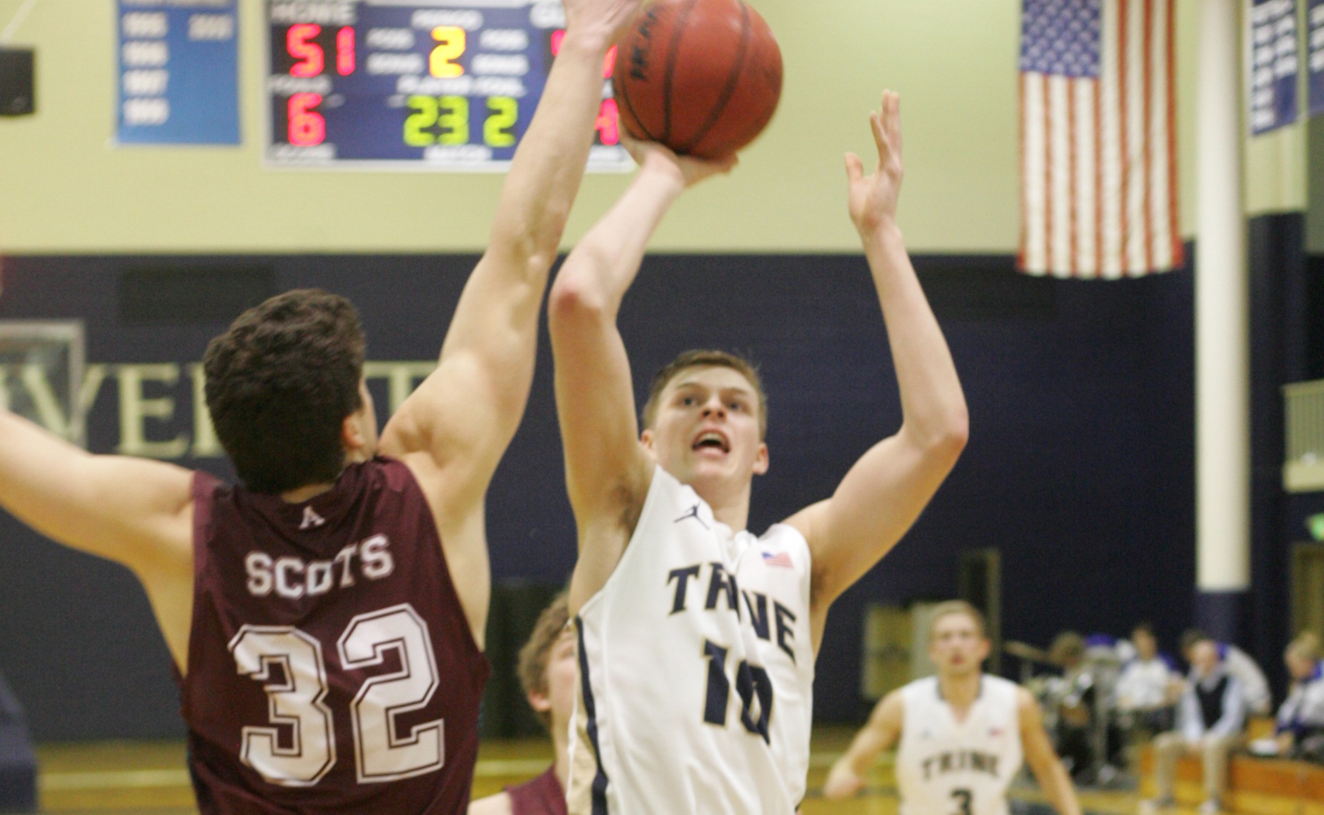 Thunder Men Earn Key Conference Victory over Scots