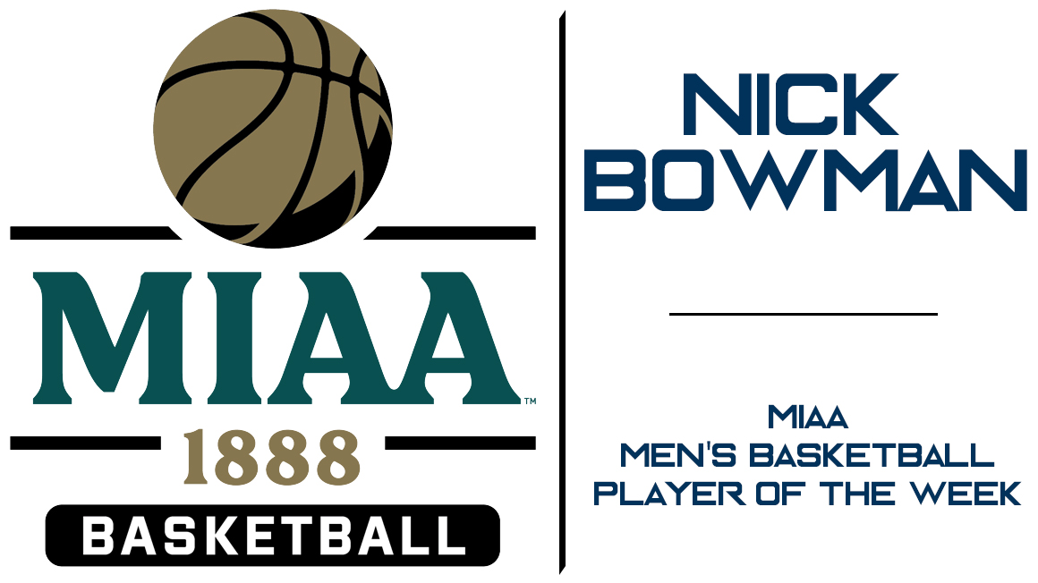 Bowman Named MIAA Men's Basketball Player of the Week