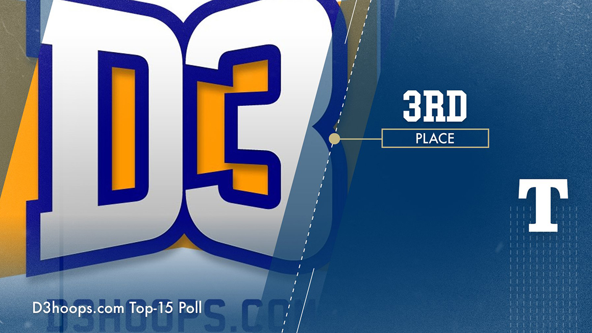 Men's Basketball Ranked Third in Latest D3hoops.com Poll