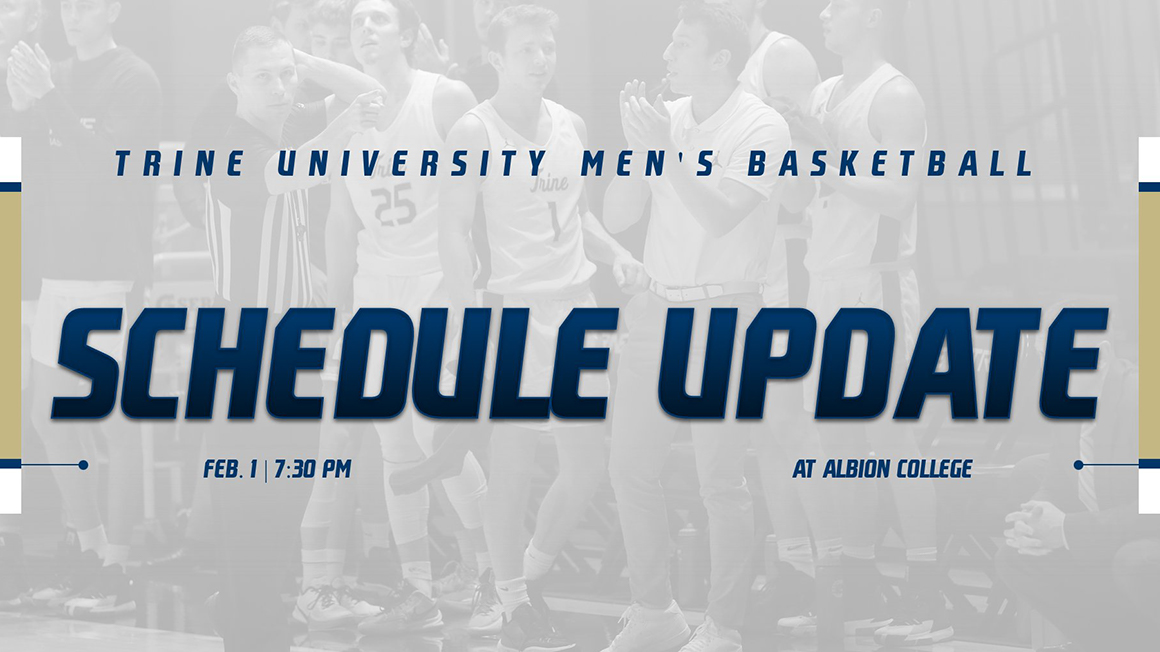 Men's Basketball at Albion College Moved Up to Tuesday, February 1
