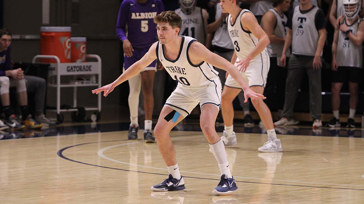 Defense Lifts Trine to 65-41 Win Against Albion