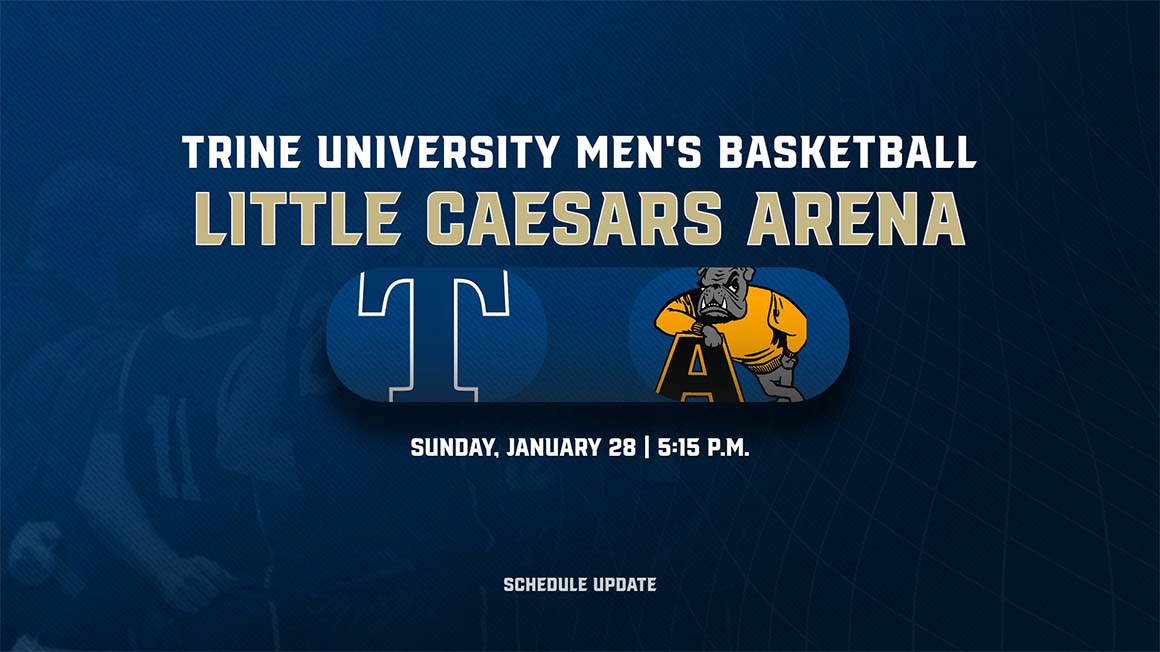 Trine and Adrian to Play at Little Caesars Arena at 5:15 p.m. on January 28