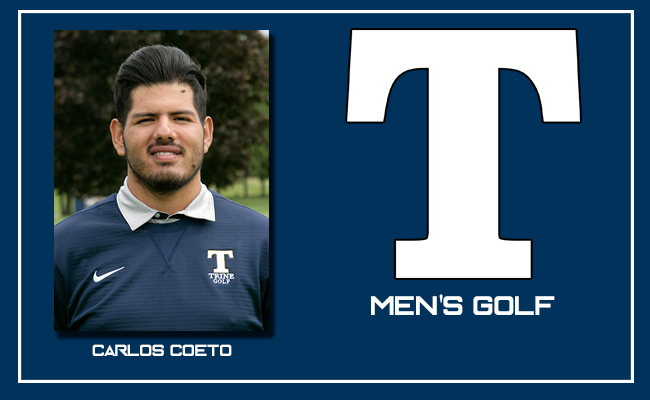 Coeto Finishes Tied for Third To Lead Men's Golf at KZOO Invite
