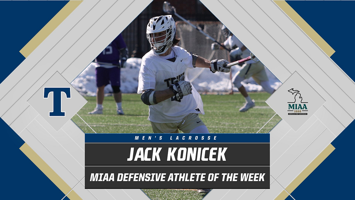 Konicek Named Defensive Athlete of the Week