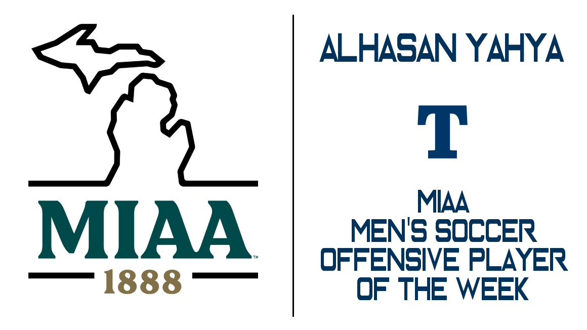 Alhasan Yahya Named MIAA Men's Soccer Offensive Player of the Week