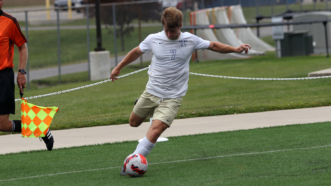 Men's Soccer Takes Student Princes to Class in 3-0 Victory