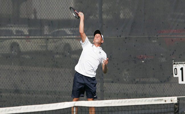Men's Tennis Doubled Up By Strong Lancer Team